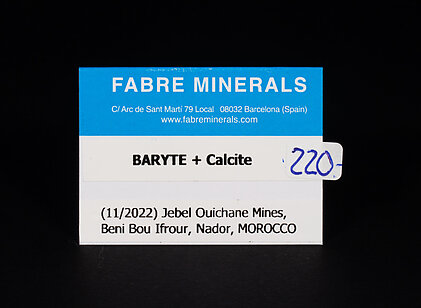 Baryte with Calcite