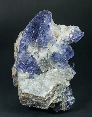 Fluorite with Quartz