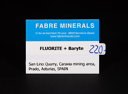 Fluorite with Baryte