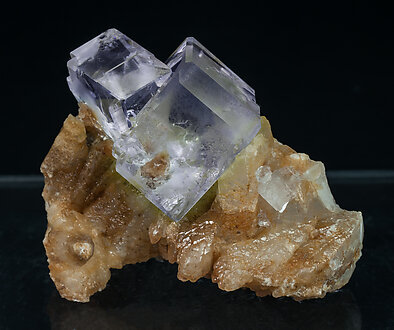 Fluorite with Calcite