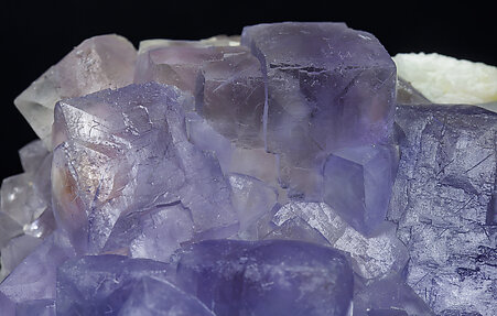 Fluorite with Baryte and Quartz