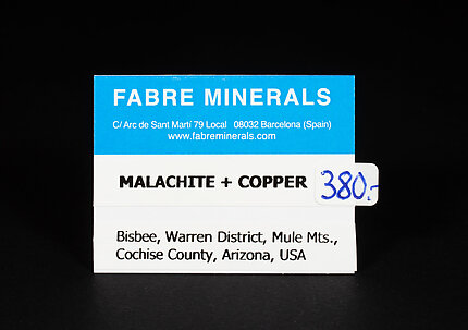 Malachite coating Copper