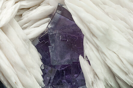 Baryte with Fluorite