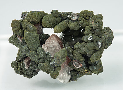 Mottramite with Calcite