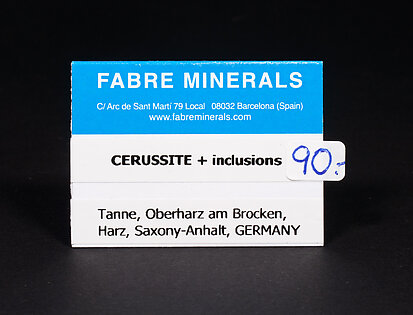 Cerussite with inclusions