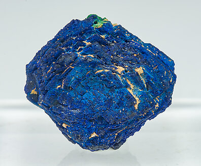 Azurite with Malachite after Cuprite