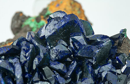 Azurite with Malachite. 