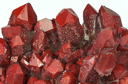 Quartz with Hematite inclusions. 