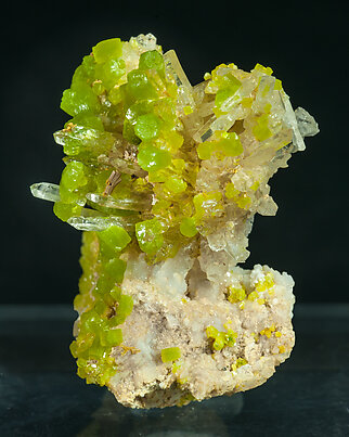 Pyromorphite with Quartz