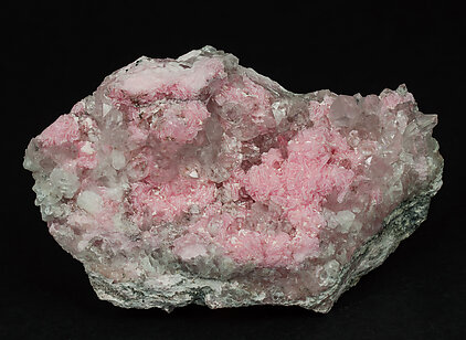 Rhodochrosite with Quartz