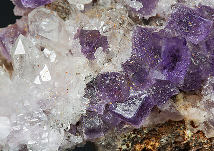 Fluorite with Quartz