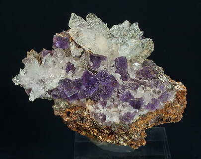 Fluorite with Quartz