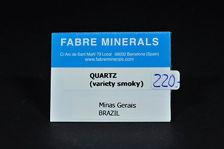 Quartz (variety smoky quartz)