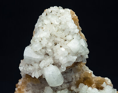 Harmotome with Calcite