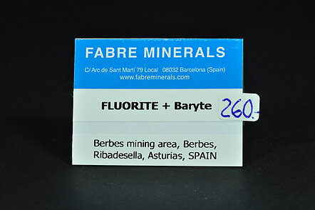 Fluorite with Baryte