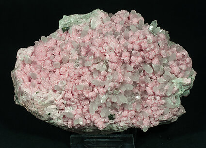 Rhodochrosite with Quartz and Sphalerite