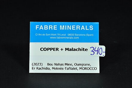 Cobre con Malaquita