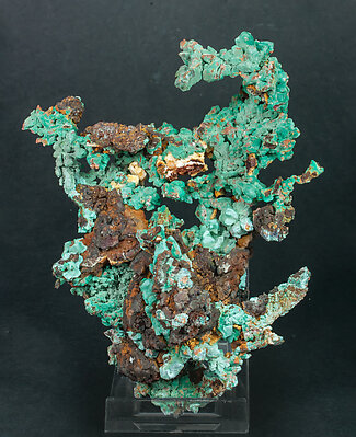 Copper with Malachite