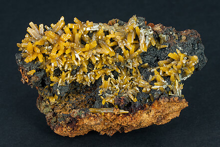 Wulfenite with limonite