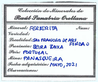 Ferberite with Siderite, Muscovite and Arsenopyrite