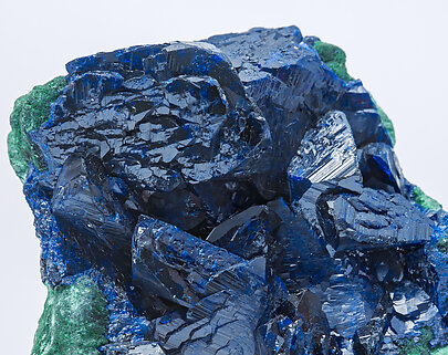 Azurite, Malachite. 