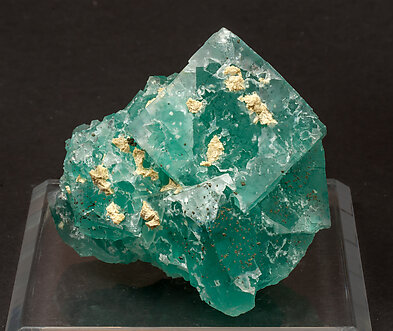 Fluorite, Pyrite, Calcite. 