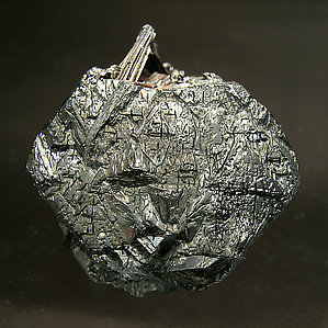 Stannite (twinned) with Zinkenite. Bottom