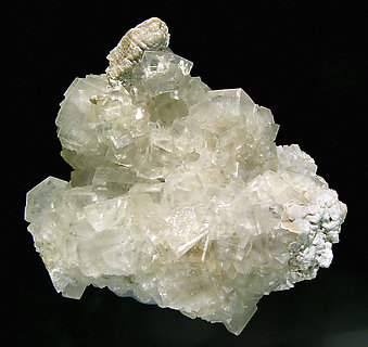 Fluorite with Calcite. 