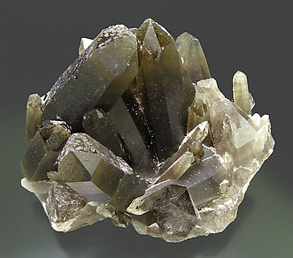 Quartz (variety smoky). Top