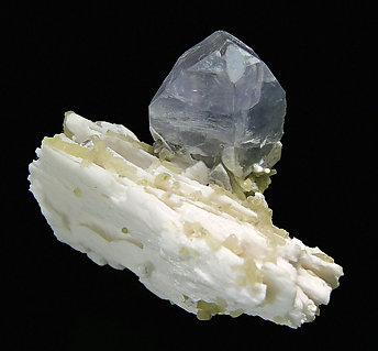 Herderite with Muscovite and Albite. Rear