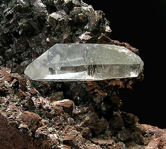 Quartz on Siderite. 