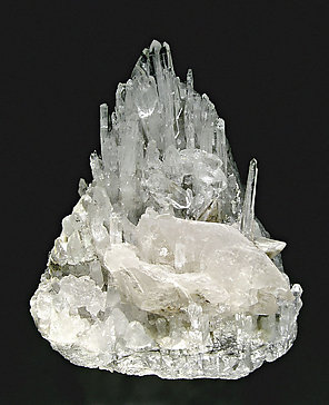 Quartz (variety faden) with Calcite . 