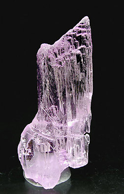 Spodumene (variety kunzite). Rear