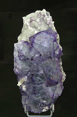 Fluorite with Quartz. 