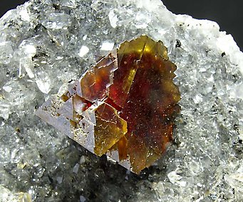 Sphalerite with Quartz. 