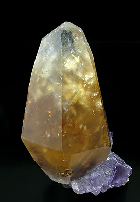 Calcite with Fluorite. 