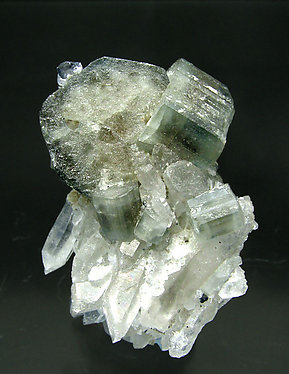 Fluorapatite with Quartz. Rear