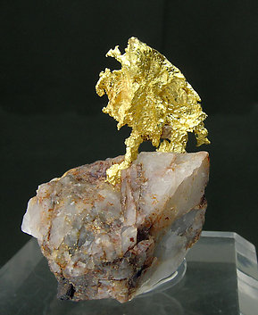 Gold on Quartz. Rear