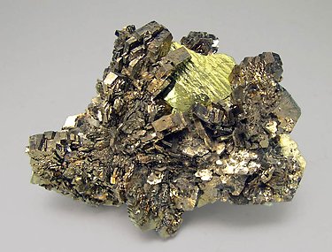 Pyrrhotite with Chalcopyrite. Rear