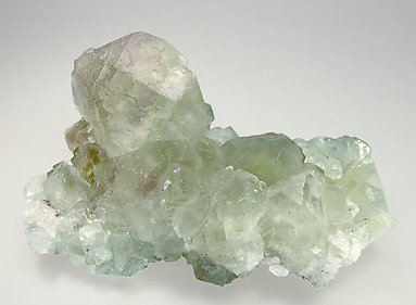 Fluorite with Quartz. Front