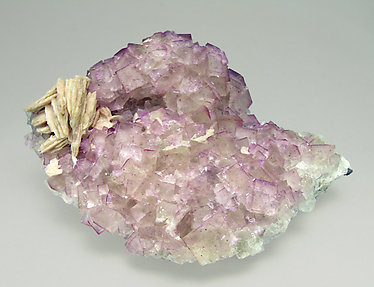 Fluorite with Baryte. 