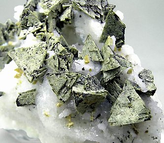 Helvine with Quartz. 