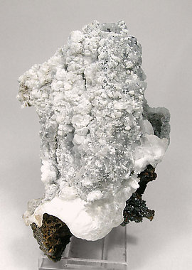 Descloizite with Calcite. Rear