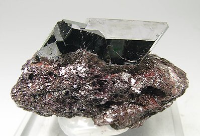 Rutile with Pyrophyllite. Rear