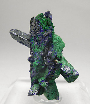 Azurite with Malachite. 