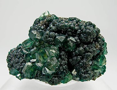 Rosasite with Calcite. 