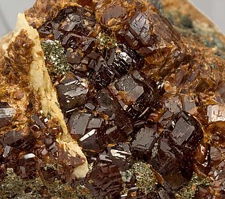 Andradite with Clinochlore. 