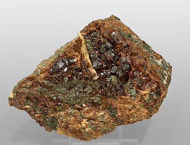 Andradite with Clinochlore. 