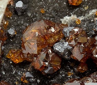 Sphalerite with Quartz and Calcite. 