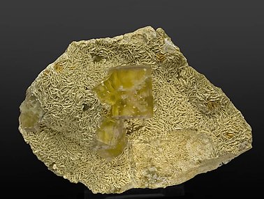 Fluorite with Siderite. 